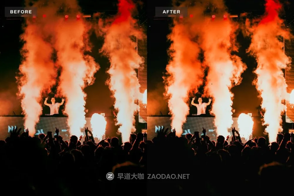 音乐节灯光激光彩色烟雾DJ表演摄影照片调色Lightroom预设 Music Festival Lightroom Presets插图2 音乐节灯光激光彩色烟雾DJ表演摄影照片调色Lightroom预设 Music Festival Lightroom Presets插图2