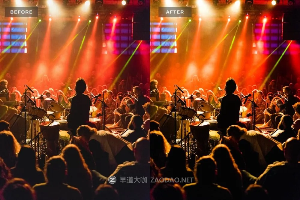 音乐节灯光激光彩色烟雾DJ表演摄影照片调色Lightroom预设 Music Festival Lightroom Presets插图3 音乐节灯光激光彩色烟雾DJ表演摄影照片调色Lightroom预设 Music Festival Lightroom Presets插图3