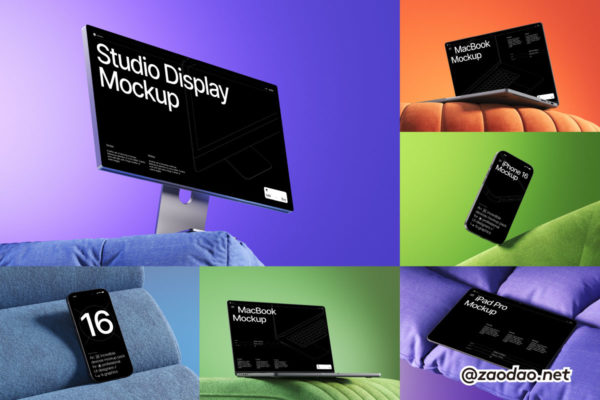 16款高级苹果iPhone手机iPad平板Macbook笔记本电脑显示器屏幕ps样机合集 AE-Mockups, Apple Devices by lstore.graphics特色图 16款高级苹果iPhone手机iPad平板Macbook笔记本电脑显示器屏幕ps样机合集 AE-Mockups, Apple Devices by lstore.graphics