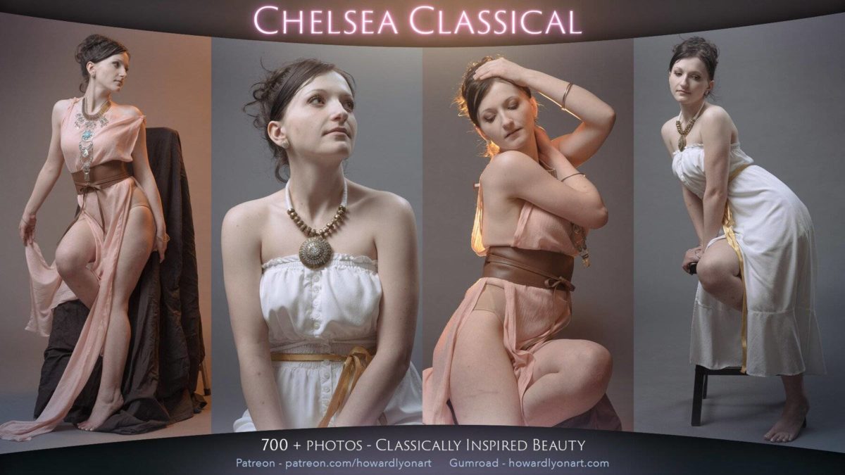 700+张高清古典女性独特瑜伽姿势艺术照片JPG图片设计素材 Artstation – Chelsea Classical