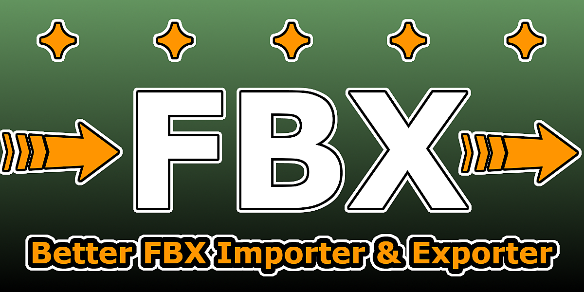 Blender插件 FBX模型工程导入导出工具助手 Better FBX Importer & Exporter v6.2.4 for Blender特色图 Blender插件 FBX模型工程导入导出工具助手 Better FBX Importer & Exporter v6.2.4 for Blender