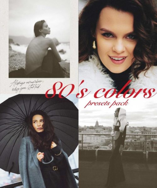 80年代复古杂志风格扫街旅拍人像摄影调色Lightroom预设+手机LR预设 Alina Galliulina – 80’s Colors presets Pack (2025)特色图 80年代复古杂志风格扫街旅拍人像摄影调色Lightroom预设+手机LR预设 Alina Galliulina – 80’s Colors presets Pack (2025)