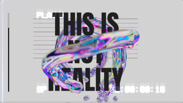 PR模板 未来科幻全息液体飞溅故障标潮牌品牌宣传片标题动画 Glitch Holographic Splash Intro