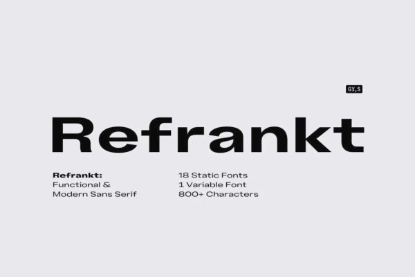 MyFonts – Refrankt Sans Font Family 18款超宽网站视觉海报包装品牌logo标题设计无衬线英文字体安装包特色图 MyFonts – Refrankt Sans Font Family 18款超宽网站视觉海报包装品牌logo标题设计无衬线英文字体安装包