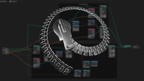 Blender插件 可定制拉链几何节点曲线控制3D建模插件 Zipper Geometry Nodes for Blender特色图 Blender插件 可定制拉链几何节点曲线控制3D建模插件 Zipper Geometry Nodes for Blender