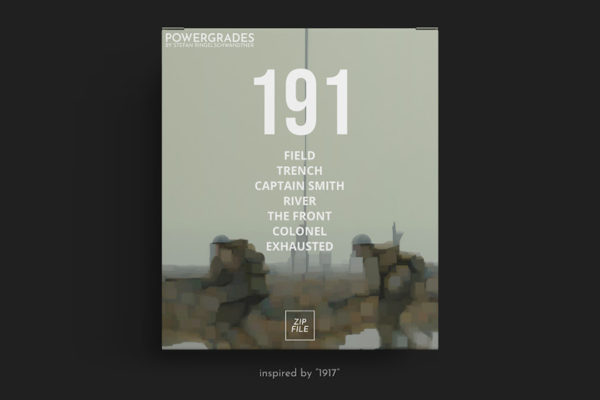 Mononodes《1917》电影色调模拟逆向还原达芬奇调色节点 1917 reverse engineered PowerGrades特色图 Mononodes《1917》电影色调模拟逆向还原达芬奇调色节点 1917 reverse engineered PowerGrades