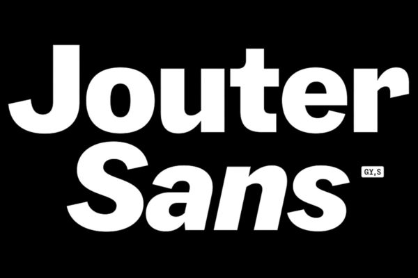 MyFonts – Jouter Sans Font Family 18款字重复古美国风情几何风格PSAI无衬线英文字体安装包家族