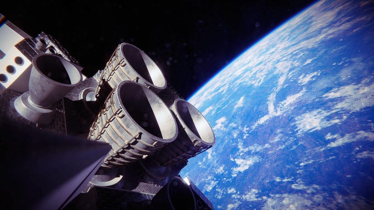 超弧度巨大大气云层太空3D渲染高清背景图片设计素材 Production Crate – Space and Planet HDRI