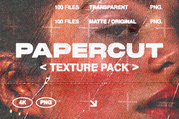 褶皱肌理复古做旧划痕撕裂半调折痕噪点颗粒纸张纹理背景图片设计素材 Papercut Texture Pack特色图 褶皱肌理复古做旧划痕撕裂半调折痕噪点颗粒纸张纹理背景图片设计素材 Papercut Texture Pack