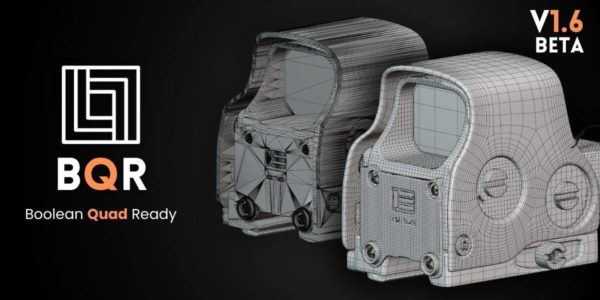 Blender插件 布尔硬面建模四边形网格优化效率插件 Superhivemarket – BQR Boolean Quad Ready v1.6特色图 Blender插件 布尔硬面建模四边形网格优化效率插件 Superhivemarket – BQR Boolean Quad Ready v1.6