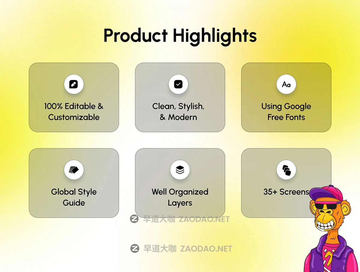 35+屏创意NFT虚拟物品艺术品加密货币在线交易平台app ui界面设计figma模板 NFTIQ – NFT Marketplace App UI Kit插图1 35+屏创意NFT虚拟物品艺术品加密货币在线交易平台app ui界面设计figma模板 NFTIQ – NFT Marketplace App UI Kit插图1