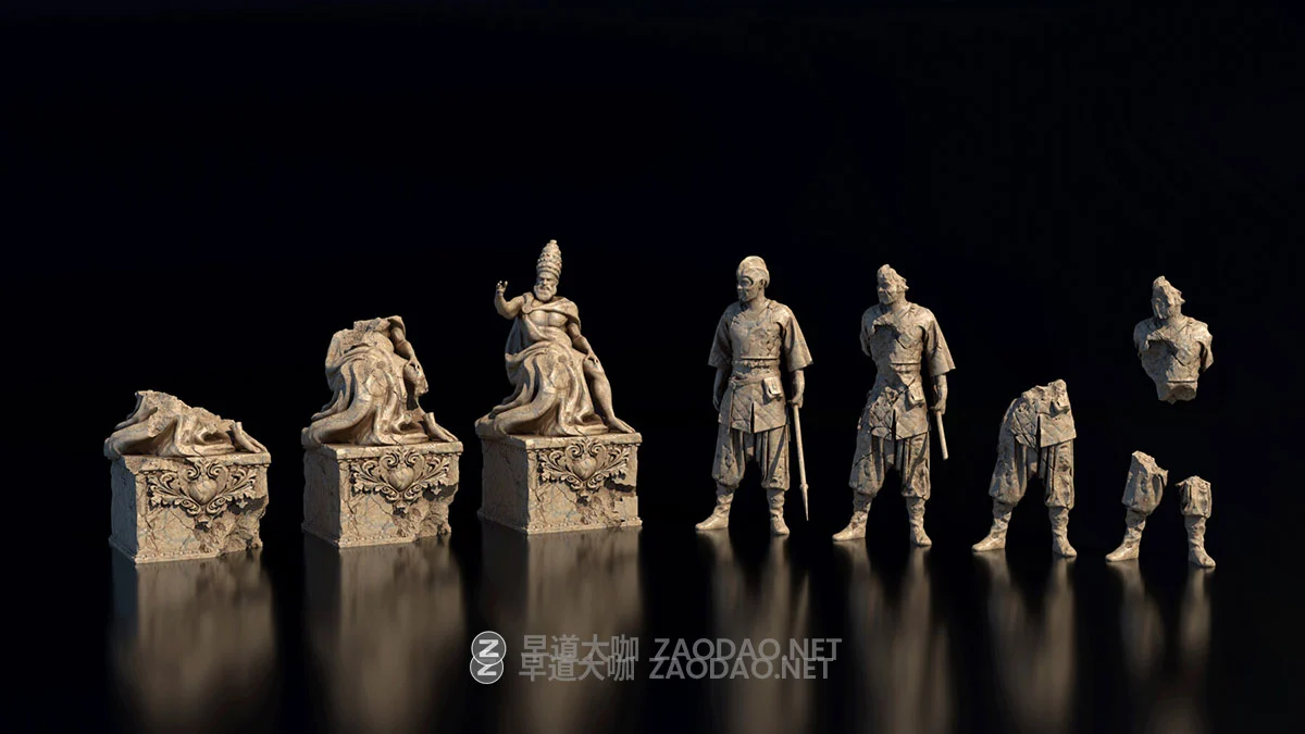 Blender模型 古罗马风格废墟城市城堡建筑3D资产设计素材 Superhive – Empire Of The Sands – Desert Structures Kitbash Greeble Assets插图5 Blender模型 古罗马风格废墟城市城堡建筑3D资产设计素材 Superhive – Empire Of The Sands – Desert Structures Kitbash Greeble Assets插图5