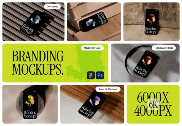 6款真实场景UI界面作品集展示贴图苹果iPhone 16手机PSD样机模板设计素材 Branding Mockups – iPhone 16特色图 6款真实场景UI界面作品集展示贴图苹果iPhone 16手机PSD样机模板设计素材 Branding Mockups – iPhone 16