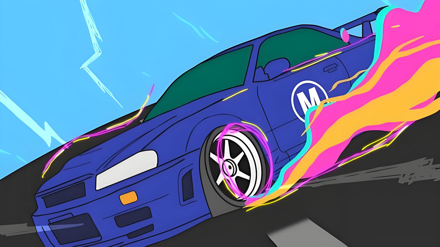 FCPX插件 卡通汽车logo标志演示动画设计素材 Car Toon Logo By agungdarmawanas