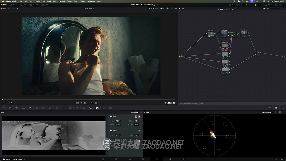 复古风格化电影级青橙冷暖单色胶片模拟色彩分级ACES工作流调色节点+调色教程 (中文字幕) Joo.Works – Advanced Toning Tool插图9 复古风格化电影级青橙冷暖单色胶片模拟色彩分级ACES工作流调色节点+调色教程 (中文字幕) Joo.Works – Advanced Toning Tool插图9