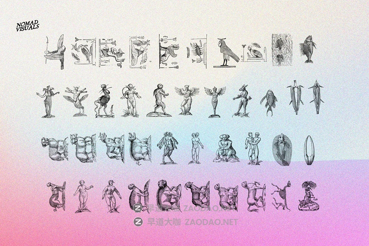 480幅文艺复兴历史人物动物植物手绘线稿版画海报ai矢量设计素材 Prodigiorum Naturae – Illustrations插图1 480幅文艺复兴历史人物动物植物手绘线稿版画海报ai矢量设计素材 Prodigiorum Naturae – Illustrations插图1