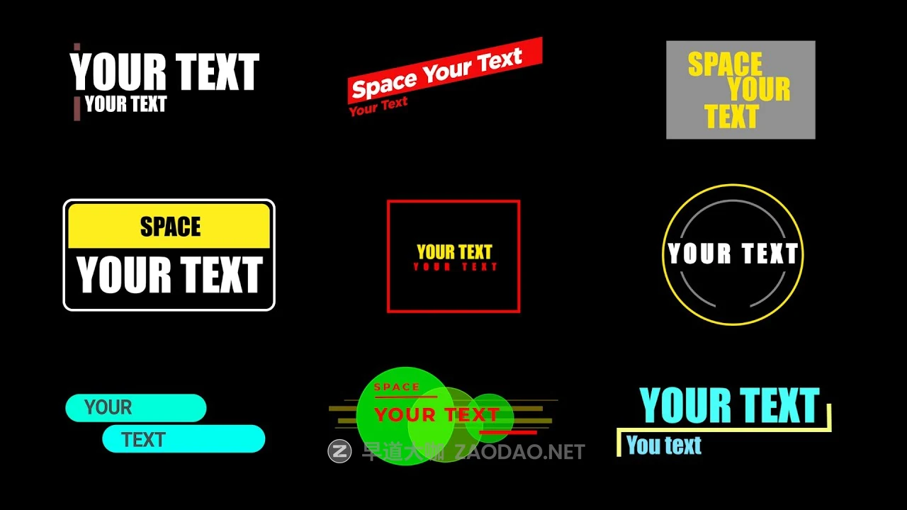 PR预设 250+组前卫产品宣传片电影字幕说明标题动画 VfxStudio – 250+ Animated Lower Thirds Pack插图1 PR预设 250+组前卫产品宣传片电影字幕说明标题动画 VfxStudio – 250+ Animated Lower Thirds Pack插图1