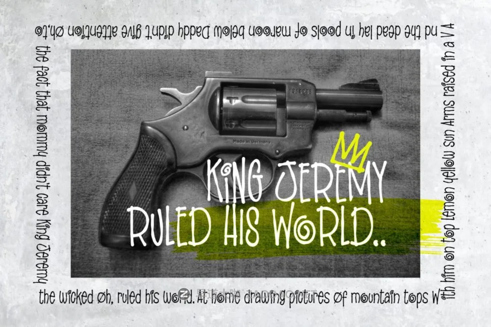 复古摇滚朋克风杂志海报徽标设计装饰英文字体安装包 Mother Bones – 90s Font Grunge插图6 复古摇滚朋克风杂志海报徽标设计装饰英文字体安装包 Mother Bones – 90s Font Grunge插图6