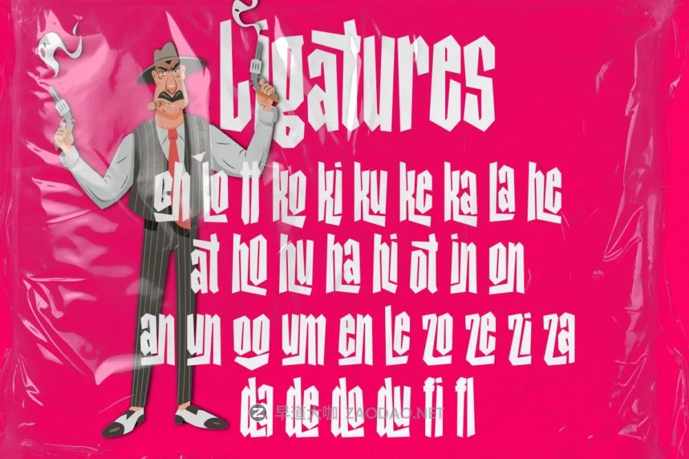 现代时尚动漫品牌海报徽标设计无衬线英文字体安装包 Ochida插图7 现代时尚动漫品牌海报徽标设计无衬线英文字体安装包 Ochida插图7