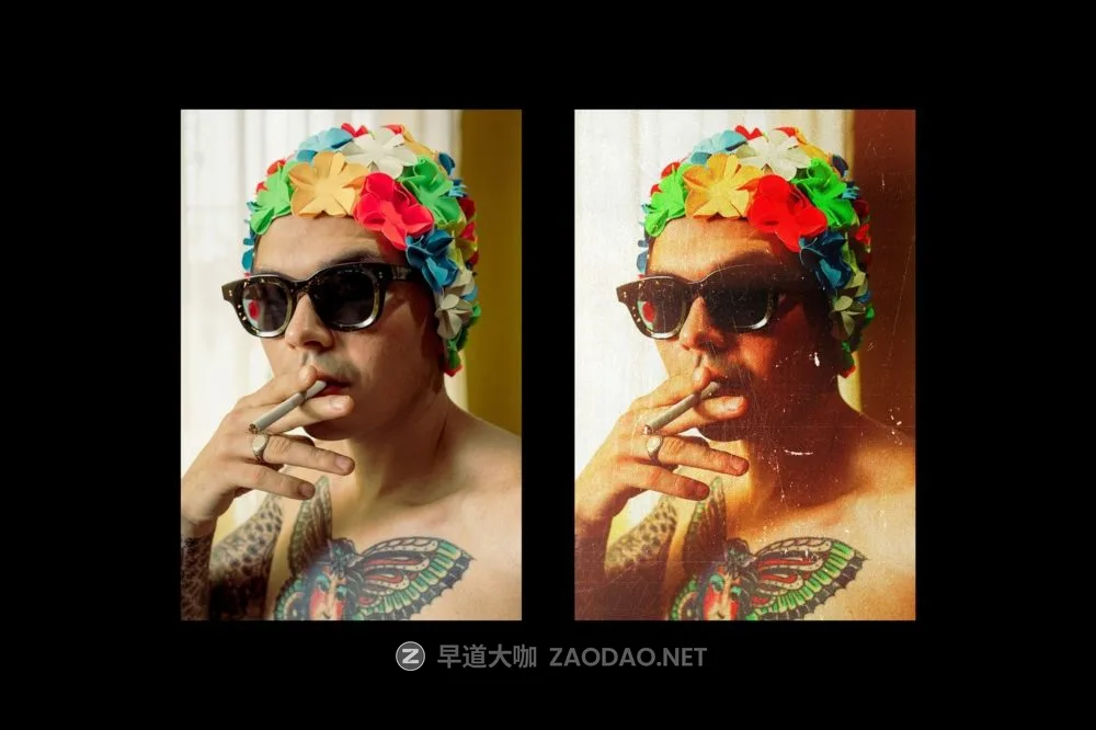 复古怀旧划痕漏光照片效果ps特效滤镜样机 Bittersweet Memories Vintage Poster Effect插图3 复古怀旧划痕漏光照片效果ps特效滤镜样机 Bittersweet Memories Vintage Poster Effect插图3