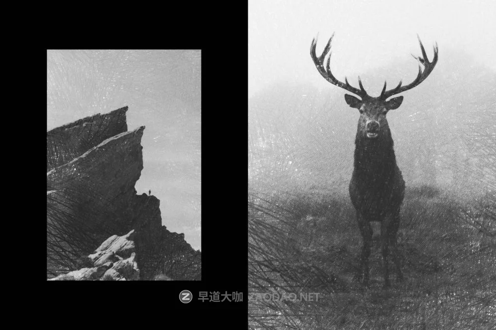 艺术铅笔手绘素描海报照片效果ps特效滤镜样机 Artistic Pencil Poster Effect插图2 艺术铅笔手绘素描海报照片效果ps特效滤镜样机 Artistic Pencil Poster Effect插图2