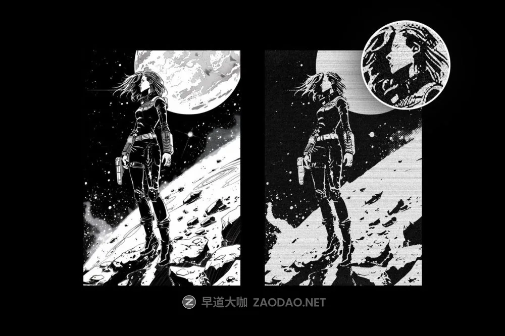 复古半调扫描打印机照片效果ps特效滤镜样机 Retro Printer Design Effect插图3 复古半调扫描打印机照片效果ps特效滤镜样机 Retro Printer Design Effect插图3