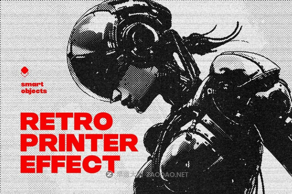 复古半调扫描打印机照片效果ps特效滤镜样机 Retro Printer Design Effect插图 复古半调扫描打印机照片效果ps特效滤镜样机 Retro Printer Design Effect插图