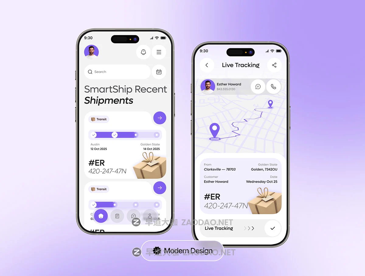 44+屏AI智能快递物流送货跑腿手机app移动应用程序ui界面设计figma模板套件 SmartShip – AI Parcel Delivery Mobile App Design UI Kit插图3 44+屏AI智能快递物流送货跑腿手机app移动应用程序ui界面设计figma模板套件 SmartShip – AI Parcel Delivery Mobile App Design UI Kit插图3