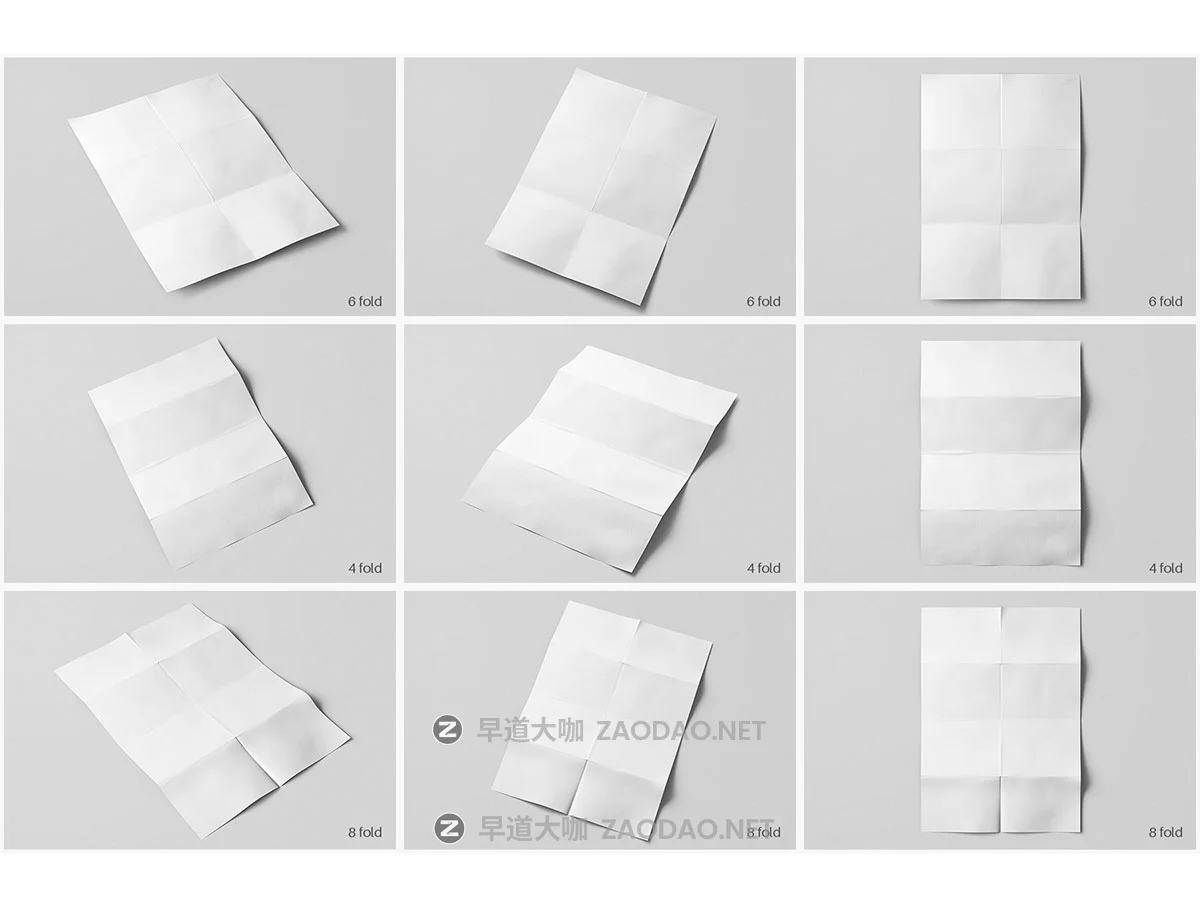 18款折痕宣传单页海报招贴设计展示效果图ps贴图样机模板素材 Folded A4 Poster PSD Mockup Pack插图2 18款折痕宣传单页海报招贴设计展示效果图ps贴图样机模板素材 Folded A4 Poster PSD Mockup Pack插图2