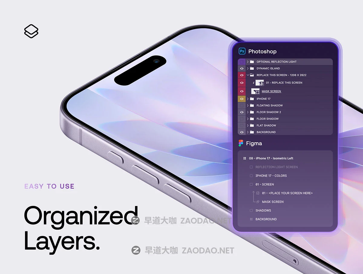 24款逼真手机app ui广告设计苹果iPhone 17展示效果图ps贴图样机模板 iPhone 17 – 24 Mockups Scenes插图4 24款逼真手机app ui广告设计苹果iPhone 17展示效果图ps贴图样机模板 iPhone 17 – 24 Mockups Scenes插图4