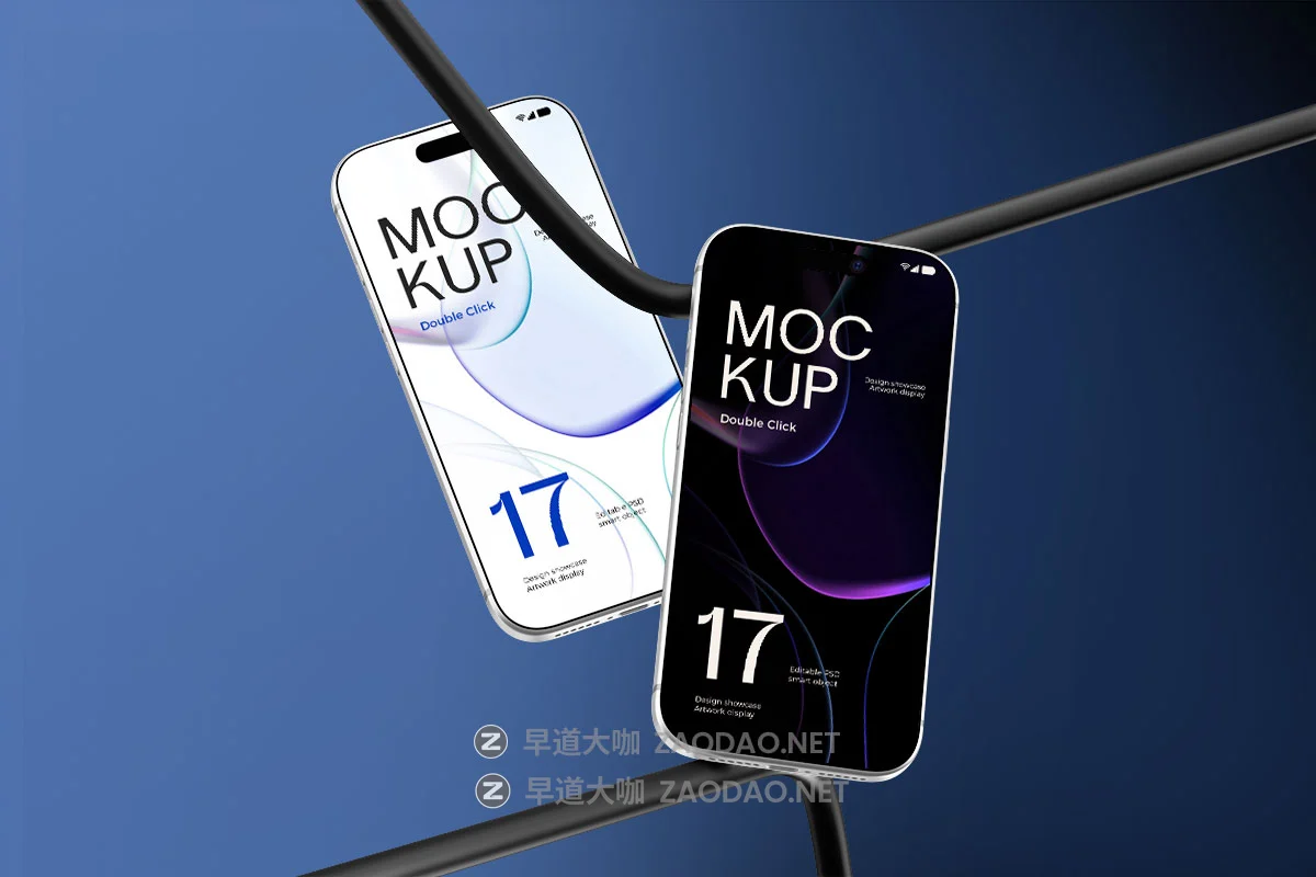 10款工业风手机广告UI界面设计作品展示苹果iPhone 17 Pro贴图样机模板 Industrial Modern iPhone 17 Pro Mockup插图6 10款工业风手机广告UI界面设计作品展示苹果iPhone 17 Pro贴图样机模板 Industrial Modern iPhone 17 Pro Mockup插图6