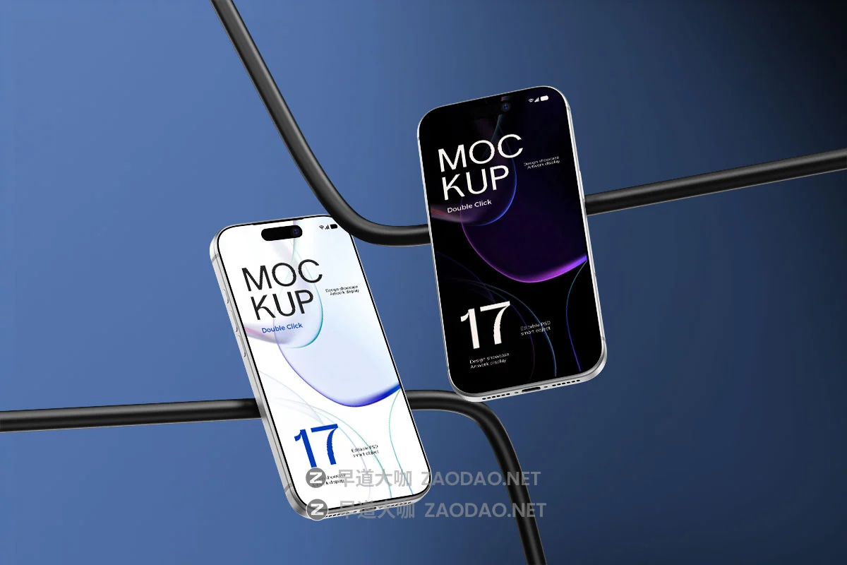 10款工业风手机广告UI界面设计作品展示苹果iPhone 17 Pro贴图样机模板 Industrial Modern iPhone 17 Pro Mockup插图4 10款工业风手机广告UI界面设计作品展示苹果iPhone 17 Pro贴图样机模板 Industrial Modern iPhone 17 Pro Mockup插图4