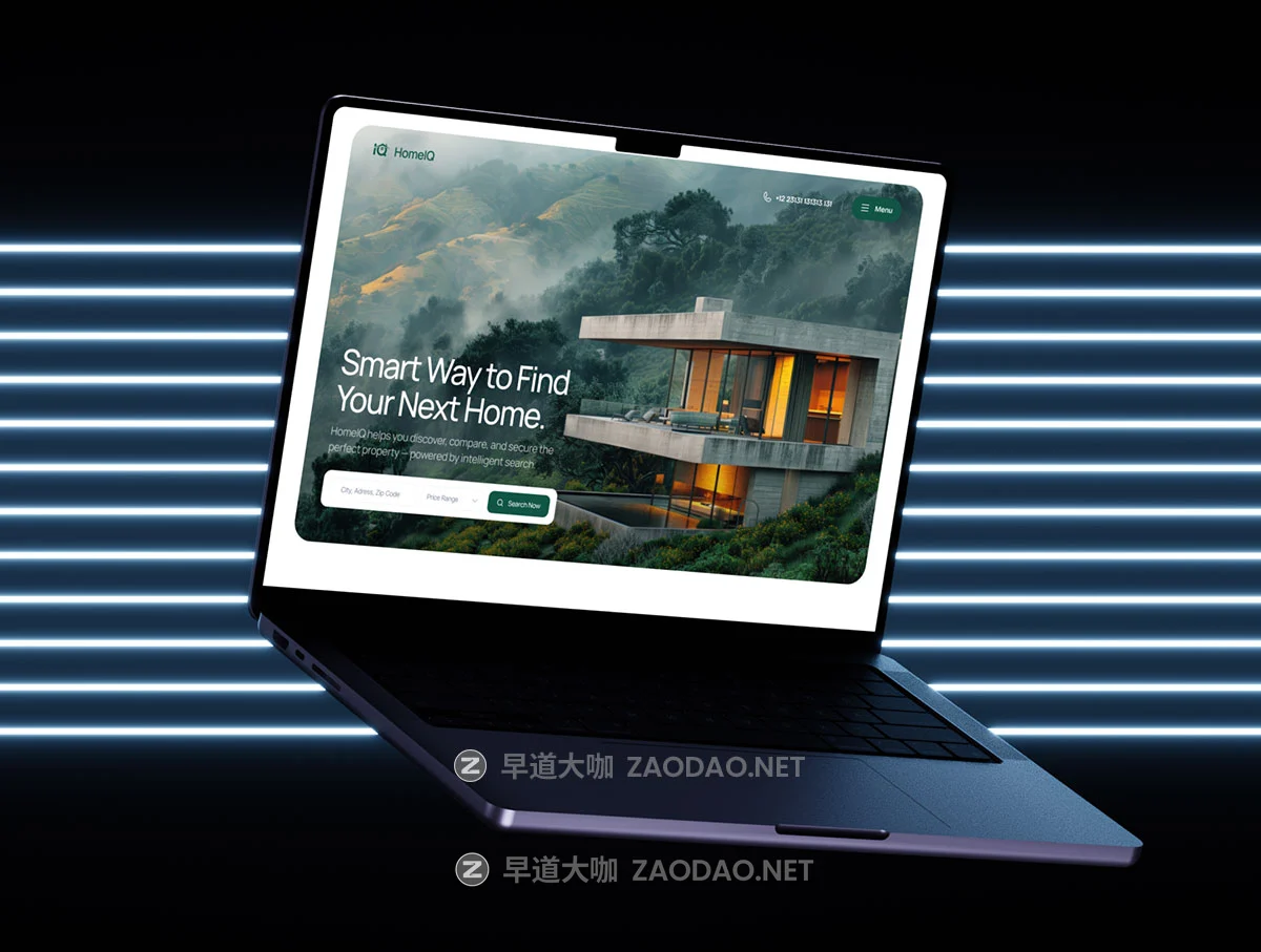 10+屏现代时尚房地产出售租房中介网站用户登录界面UI设计Figma模板套件 HomeIQ – Morden Real Estate Company Website UI Kit插图5 10+屏现代时尚房地产出售租房中介网站用户登录界面UI设计Figma模板套件 HomeIQ – Morden Real Estate Company Website UI Kit插图5
