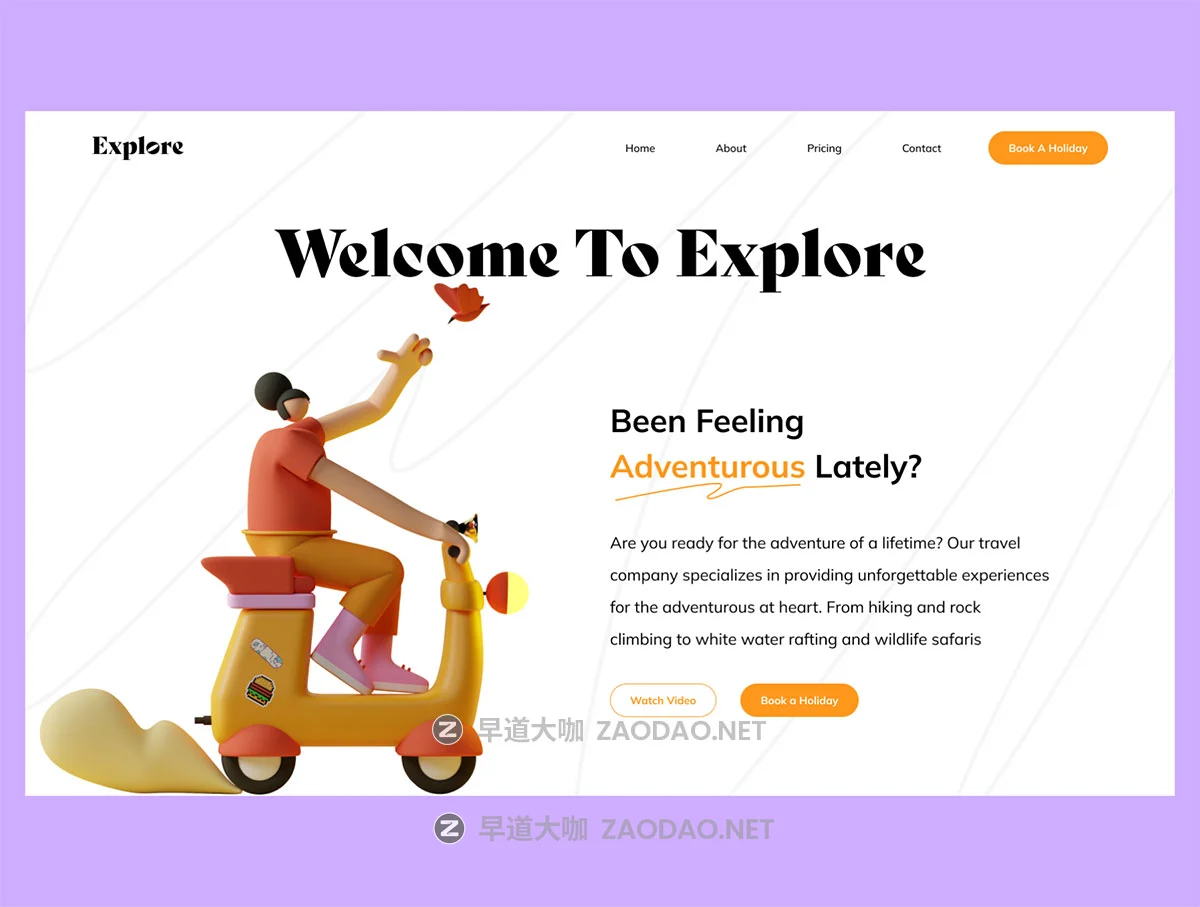 15屏响应式个人博客网站登录页面web ui设计figma模板素材 Explore Hero Headers插图4 15屏响应式个人博客网站登录页面web ui设计figma模板素材 Explore Hero Headers插图4