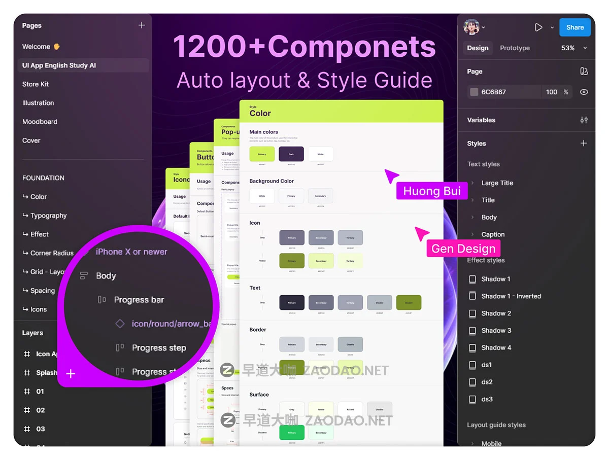 80+屏AI智能聊天英语学习口语教练移动应用程序app ui界面设计figma模板+3D插图 AI Language Learning & Speaking Coach UI Kit – CoachAI插图2 80+屏AI智能聊天英语学习口语教练移动应用程序app ui界面设计figma模板+3D插图 AI Language Learning & Speaking Coach UI Kit – CoachAI插图2