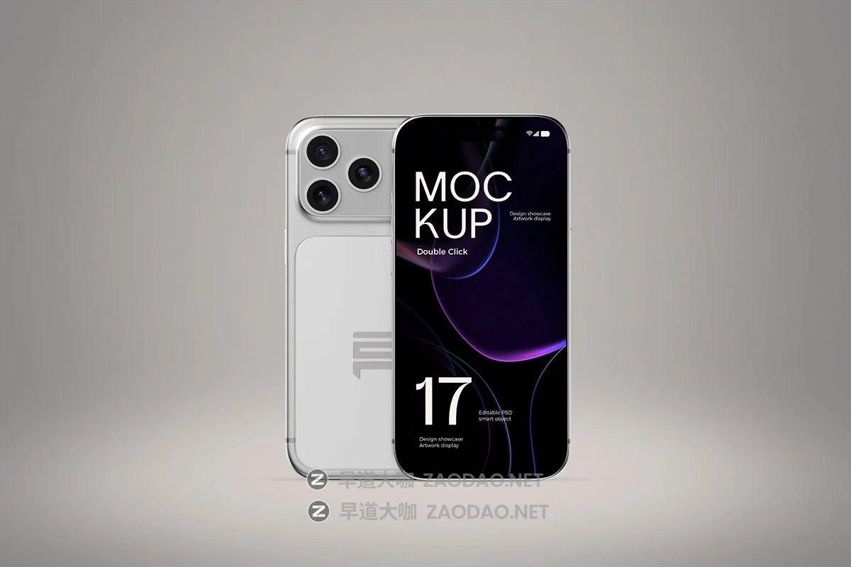 10款工业风手机广告UI界面设计作品展示苹果iPhone 17 Pro贴图样机模板 Industrial Modern iPhone 17 Pro Mockup插图2 10款工业风手机广告UI界面设计作品展示苹果iPhone 17 Pro贴图样机模板 Industrial Modern iPhone 17 Pro Mockup插图2