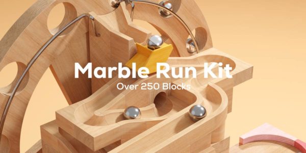 Blender插件 滚动弹珠轨道轨迹场景动画资产预设 Marble Run Kit 4.1.9 for Blender特色图 Blender插件 滚动弹珠轨道轨迹场景动画资产预设 Marble Run Kit 4.1.9 for Blender