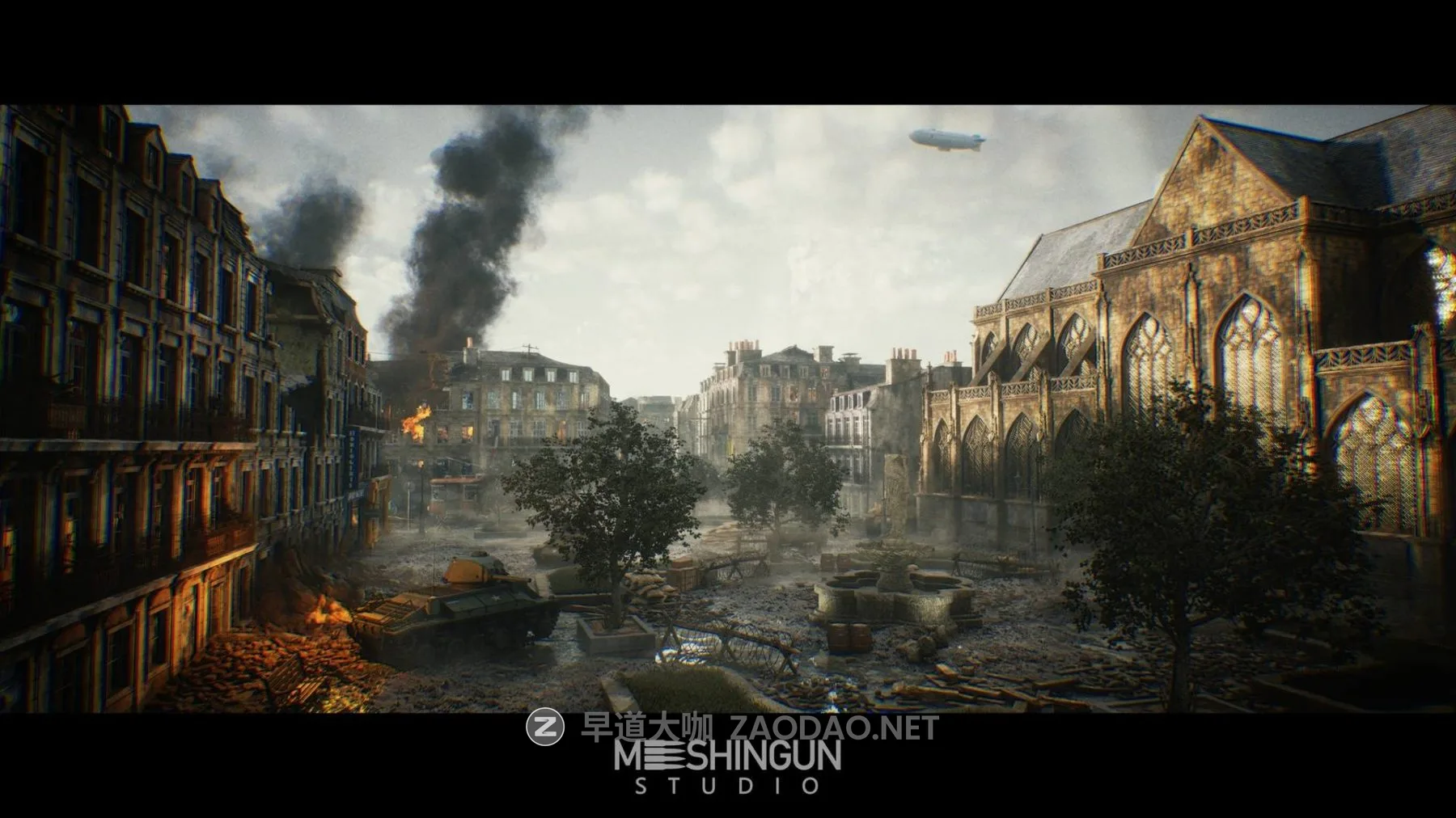 UE模型 二战时期法国城市街道建筑3D资产素材 Fab – France – WWII Liberation – World War 2 WW2插图6 UE模型 二战时期法国城市街道建筑3D资产素材 Fab – France – WWII Liberation – World War 2 WW2插图6