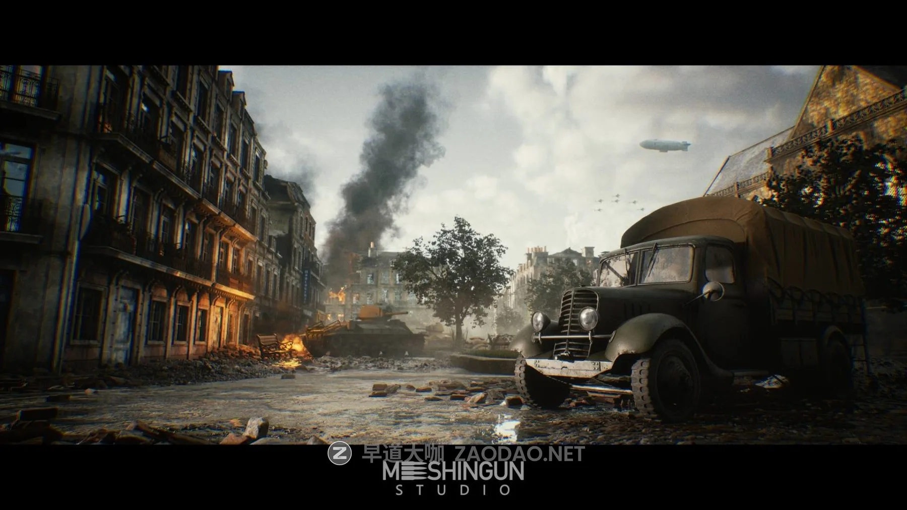 UE模型 二战时期法国城市街道建筑3D资产素材 Fab – France – WWII Liberation – World War 2 WW2插图4 UE模型 二战时期法国城市街道建筑3D资产素材 Fab – France – WWII Liberation – World War 2 WW2插图4