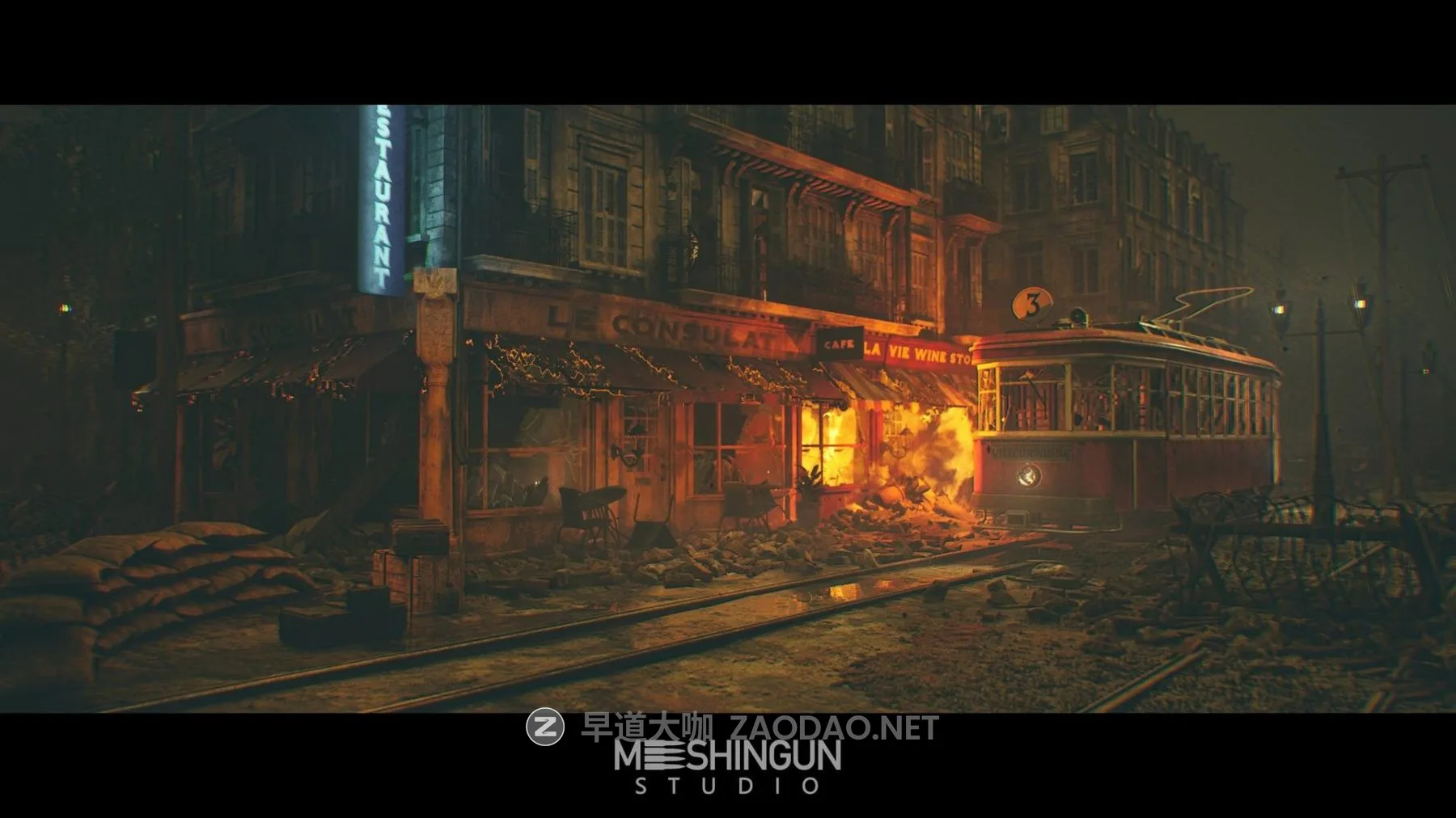 UE模型 二战时期法国城市街道建筑3D资产素材 Fab – France – WWII Liberation – World War 2 WW2插图11 UE模型 二战时期法国城市街道建筑3D资产素材 Fab – France – WWII Liberation – World War 2 WW2插图11