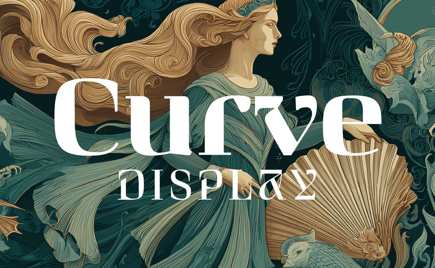 Myfonts – Guren Font Family 10款字重优雅古典实验性超椭圆品牌海报杂志标题logo设计衬线英文字体