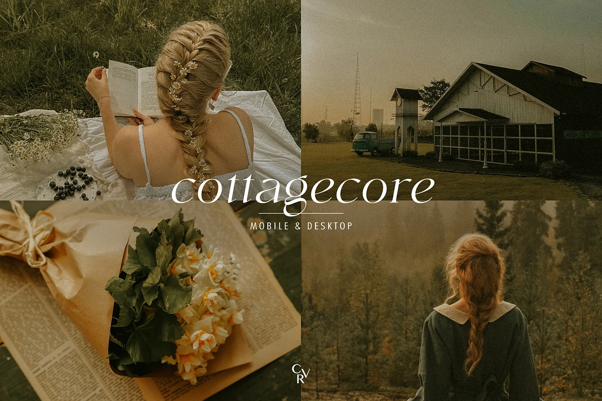 25组复古温暖色调电影级胶片模拟颗粒效果旅拍婚礼结婚照摄影照片调色Lightroom预设 支持手机LR CVR Presets – 25 Cottage Lightroom Presets for Desktop And Mobile特色图 25组复古温暖色调电影级胶片模拟颗粒效果旅拍婚礼结婚照摄影照片调色Lightroom预设 支持手机LR CVR Presets – 25 Cottage Lightroom Presets for Desktop And Mobile