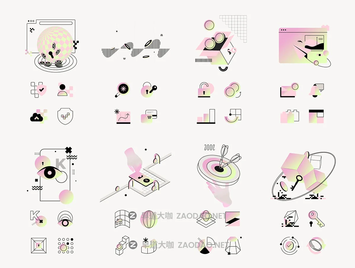 16款专业加密货币区块链金融科技手绘插图插画ai/figma矢量设计素材 16 Vector Crypto Illustrations + 4 Icons per Illustration插图2 16款专业加密货币区块链金融科技手绘插图插画ai/figma矢量设计素材 16 Vector Crypto Illustrations + 4 Icons per Illustration插图2