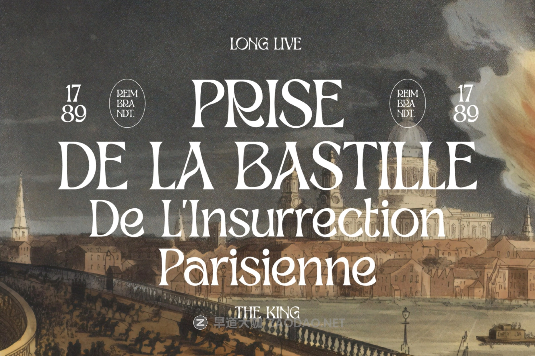 时尚复古新艺术风格海报包装徽标设计衬线英文字体安装包 Reimbrandt – Art Nouveau Font插图4 时尚复古新艺术风格海报包装徽标设计衬线英文字体安装包 Reimbrandt – Art Nouveau Font插图4