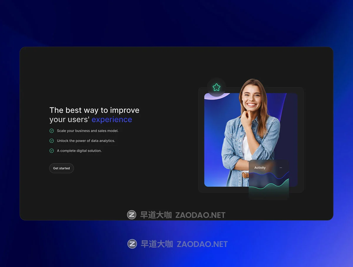 7屏黑暗网络技术服务SaaS平台网站用户UI界面设计Figma模板素材 Pulse — SaaS Template插图2 7屏黑暗网络技术服务SaaS平台网站用户UI界面设计Figma模板素材 Pulse — SaaS Template插图2