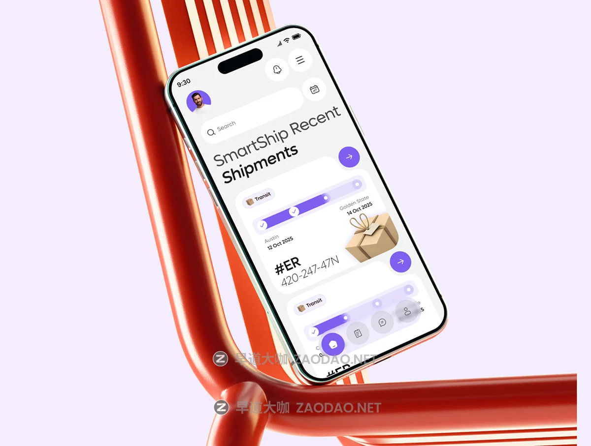 44+屏AI智能快递物流送货跑腿手机app移动应用程序ui界面设计figma模板套件 SmartShip – AI Parcel Delivery Mobile App Design UI Kit插图8 44+屏AI智能快递物流送货跑腿手机app移动应用程序ui界面设计figma模板套件 SmartShip – AI Parcel Delivery Mobile App Design UI Kit插图8