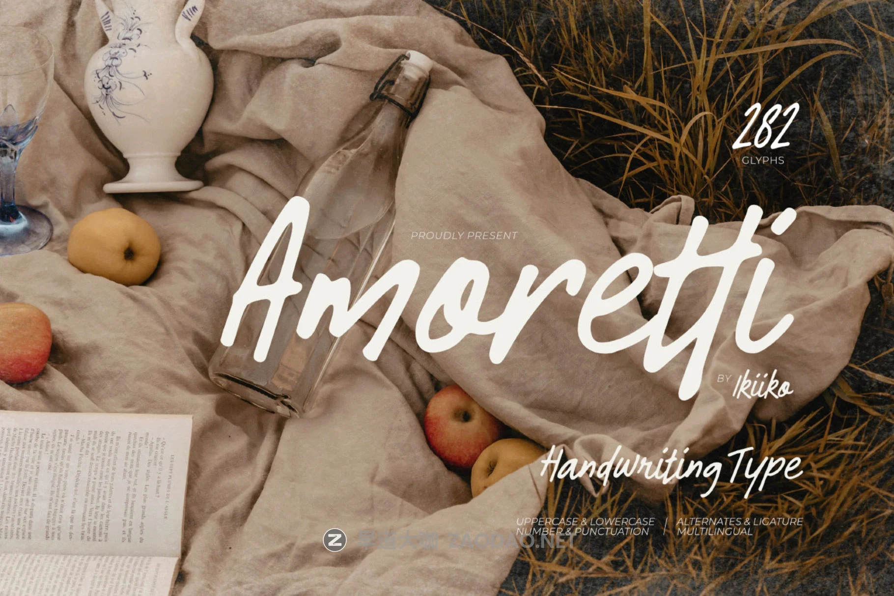 时尚优雅女性化婚礼请柬书籍封面标题手写英文字体安装包 Amoretti – Handwriting Font插图 时尚优雅女性化婚礼请柬书籍封面标题手写英文字体安装包 Amoretti – Handwriting Font插图
