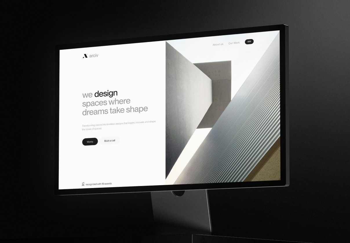 现代极简室内建筑外观设计工作室作品集案例网站ui界面布局figma模板 Arciv | Architecture Studio Website特色图 现代极简室内建筑外观设计工作室作品集案例网站ui界面布局figma模板 Arciv | Architecture Studio Website