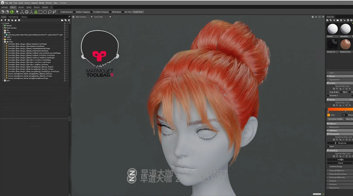 Maya几何体转化为毛发工具插件 Ahoge 0.9.2 Win版本 Artstation – Ahoge 0.9.2 – Hair plugin for Maya插图4 Maya几何体转化为毛发工具插件 Ahoge 0.9.2 Win版本 Artstation – Ahoge 0.9.2 – Hair plugin for Maya插图4