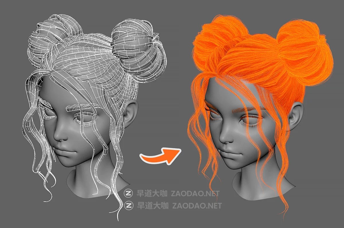 Maya几何体转化为毛发工具插件 Ahoge 0.9.2 Win版本 Artstation – Ahoge 0.9.2 – Hair plugin for Maya插图7 Maya几何体转化为毛发工具插件 Ahoge 0.9.2 Win版本 Artstation – Ahoge 0.9.2 – Hair plugin for Maya插图7